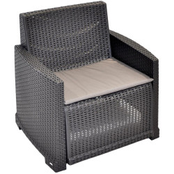 Set mobilier de gradina ProGarden 1032149 (Anthracite/Grey) Thumb