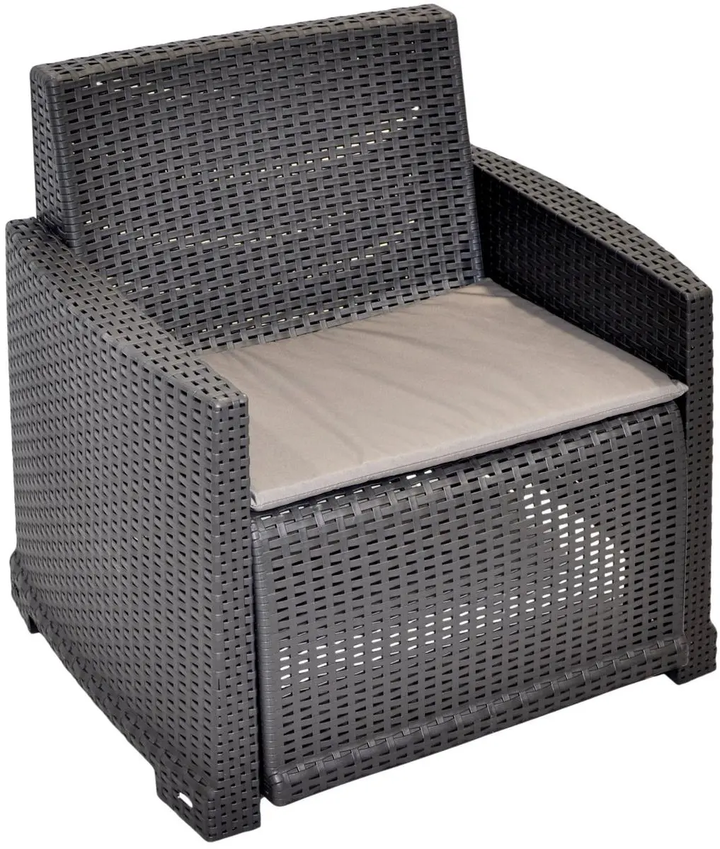 Set mobilier de gradina ProGarden 1032149 (Anthracite/Grey) - 3