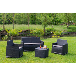 Set mobilier de gradina ProGarden 1032149 (Anthracite/Grey)
