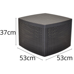 Set mobilier de gradina ProGarden 1032149 (Anthracite/Grey) Thumb