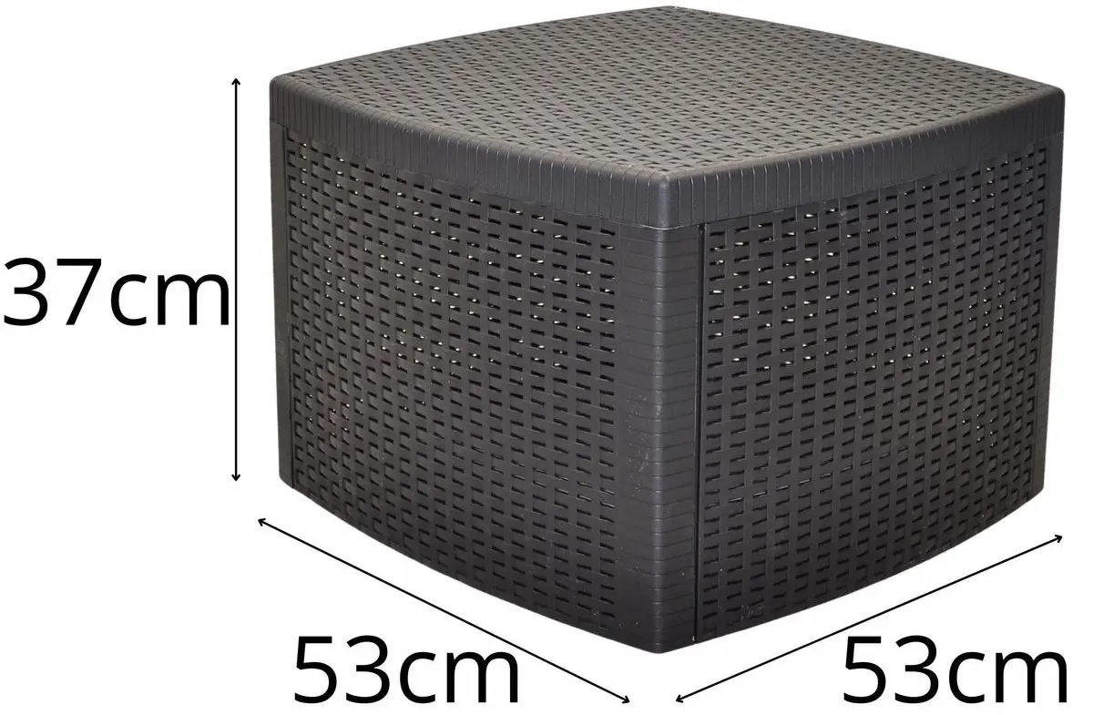 Set mobilier de gradina ProGarden 1032149 (Anthracite/Grey) - 7