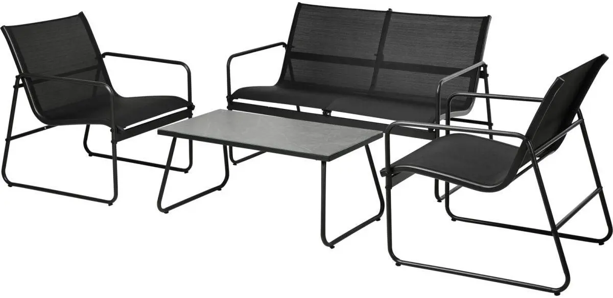 Set mobilier de gradina ProGarden 383097 (Black)