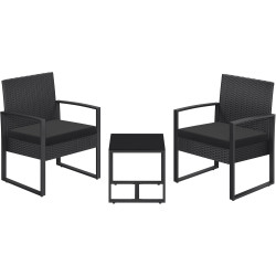 Комплект садовой мебели Songmics GGF010B01 (Black) Thumb