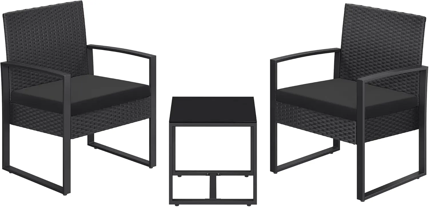 Комплект садовой мебели Songmics GGF010B01 (Black) - 2