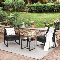 Set mobilier de gradina Songmics GGF010B01 (Black)
