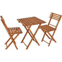 Set mobilier de gradina Springos BS001LB (Natural) Thumb