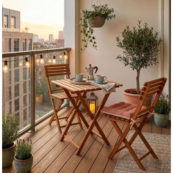 Set mobilier de gradina Springos BS001LB (Natural)