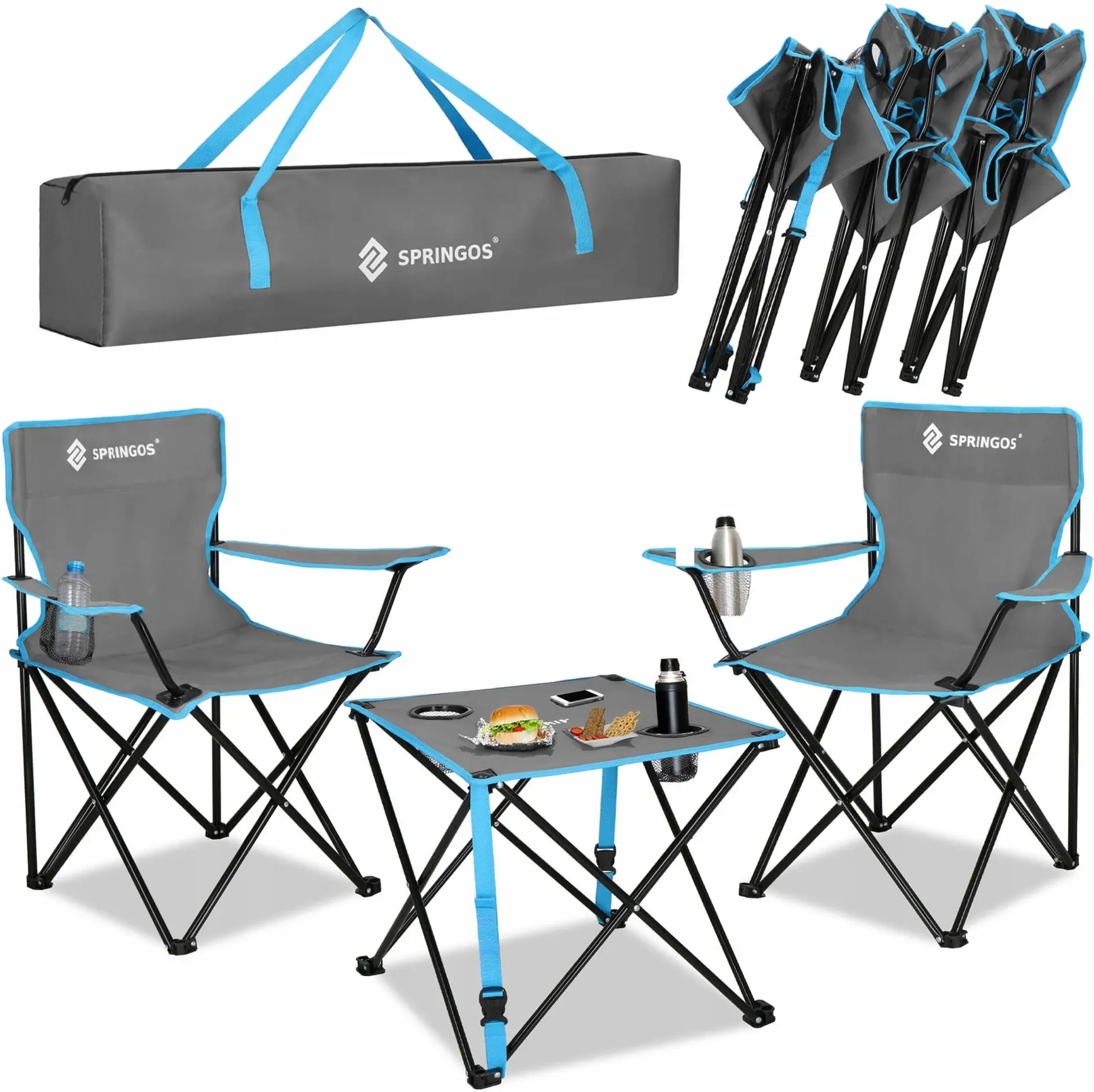 Set mobilier de gradina Springos CS0165 (Grey) - 2