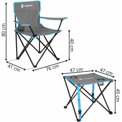 Set mobilier de gradina Springos CS0165 (Grey) Thumb