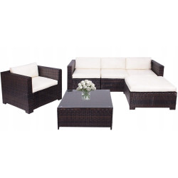 Set mobilier de gradina Springos GF0062A (Brown/Cream)