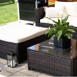Set mobilier de gradina Springos GF0062A (Brown/Cream) Thumb