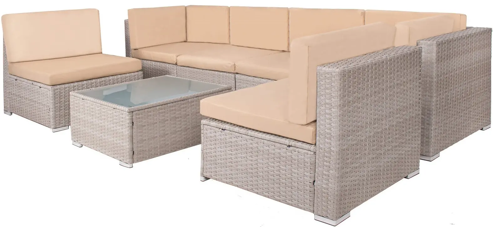 Set mobilier de gradina Springos GF0064A (Beige)