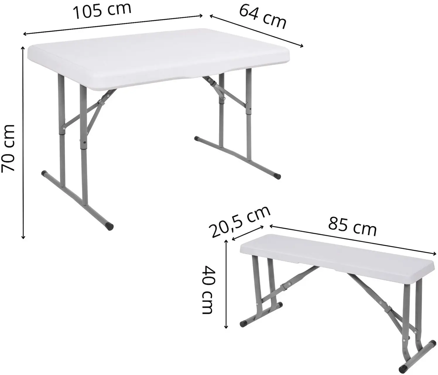Set mobilier de gradina Springos GF0096 (White) - 9
