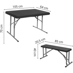 Set mobilier de gradina Springos GF0097 (Black) Thumb