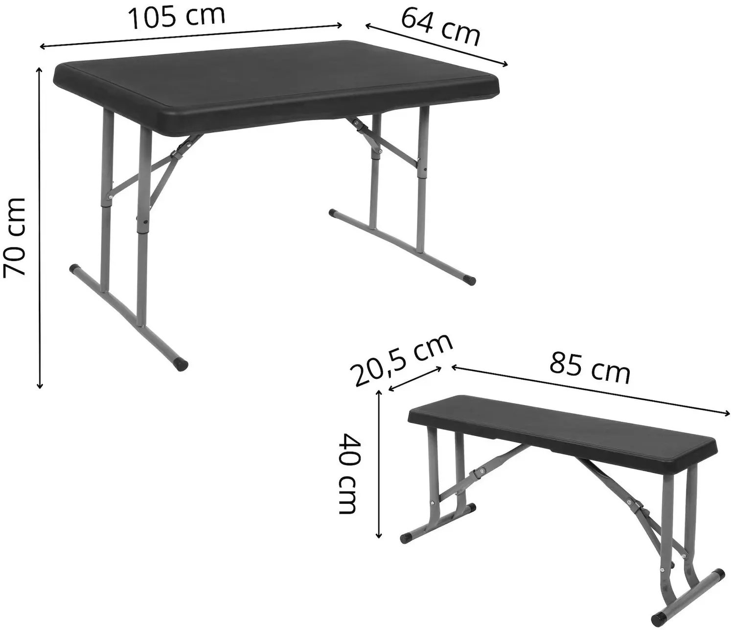 Set mobilier de gradina Springos GF0097 (Black) - 9