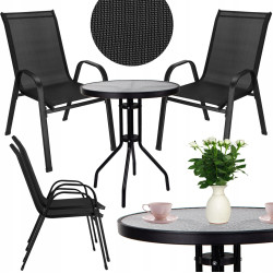 Set mobilier de gradina Springos GF0119 (Black) Thumb