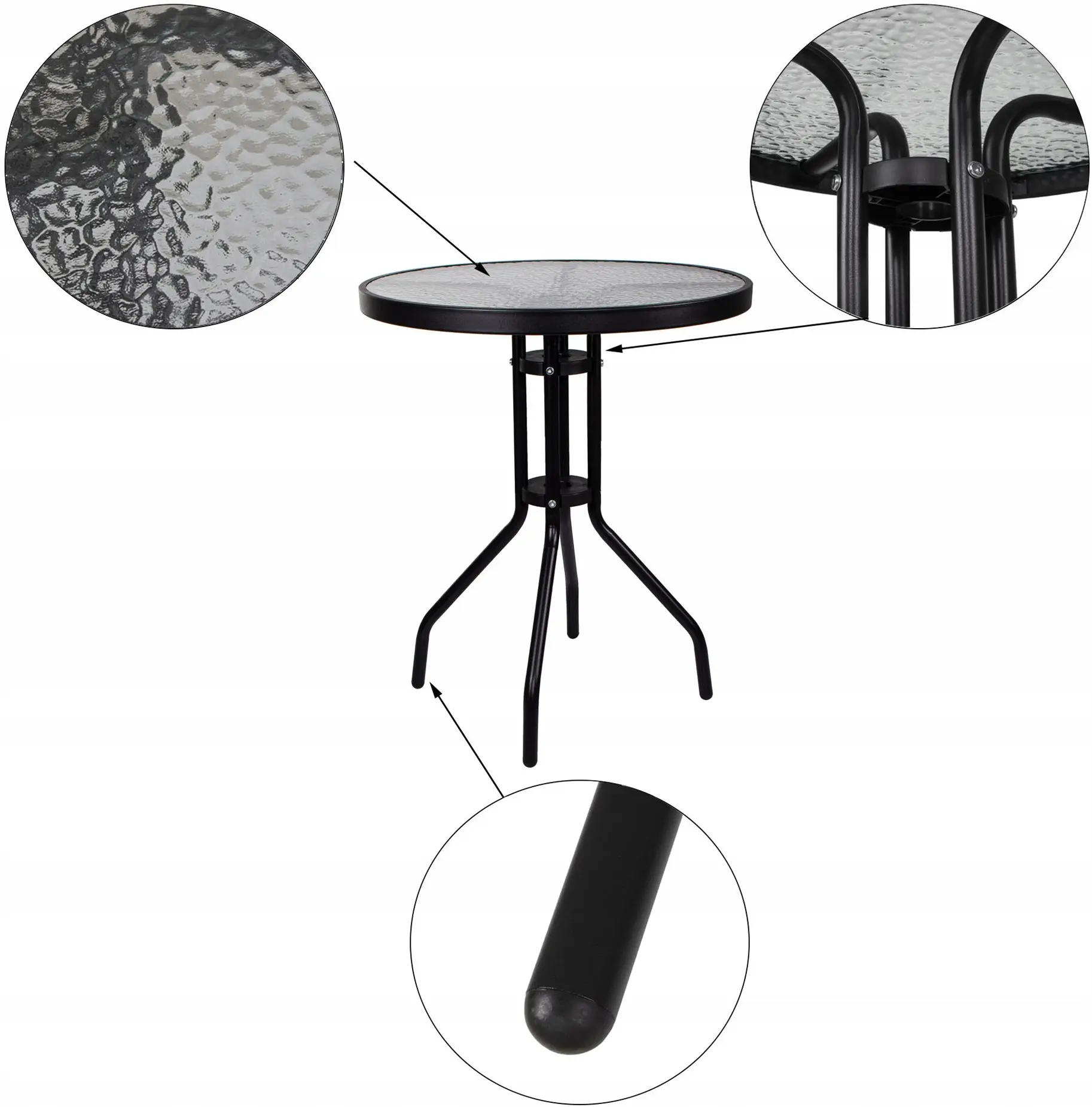 Set mobilier de gradina Springos GF0119 (Black) - 5