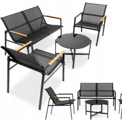 Set mobilier de gradina Springos GF0120 (Black) Thumb
