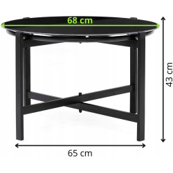 Set mobilier de gradina Springos GF0120 (Black) Thumb