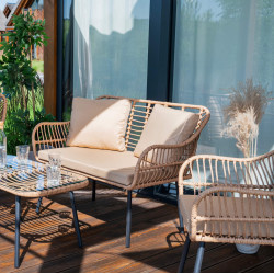 Set mobilier de gradina Springos Japandi GF0069 (Beige) Thumb
