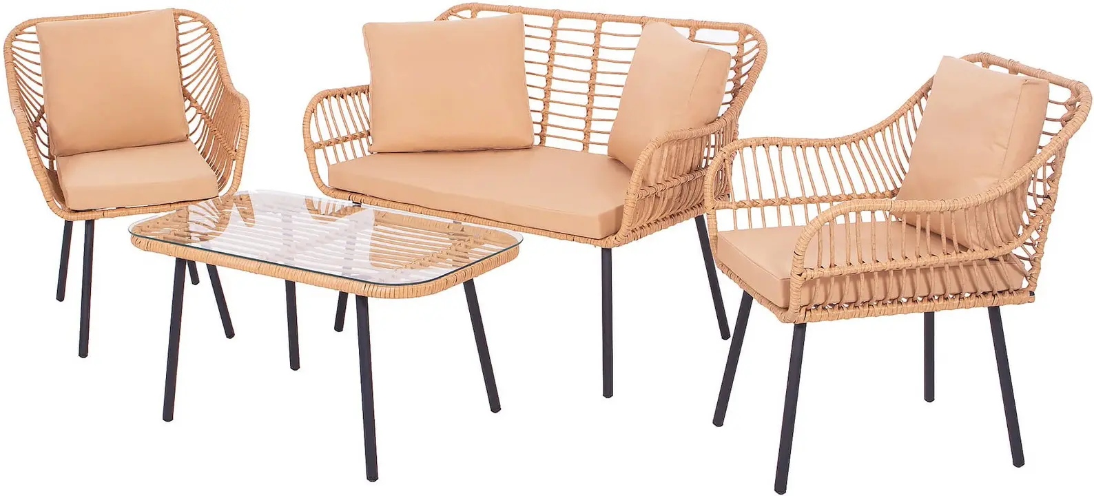 Set mobilier de gradina Springos Japandi GF0069 (Beige)