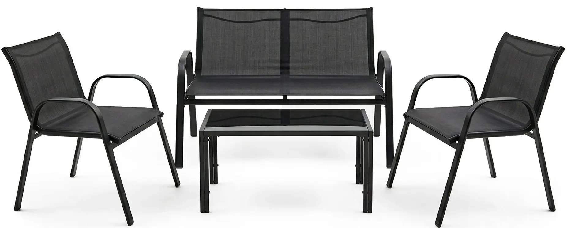 Set mobilier de gradina Springos Valente GF0106 (Black) - 2