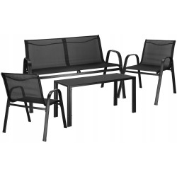 Set mobilier de gradina Springos Valente GF0106 (Black) Thumb