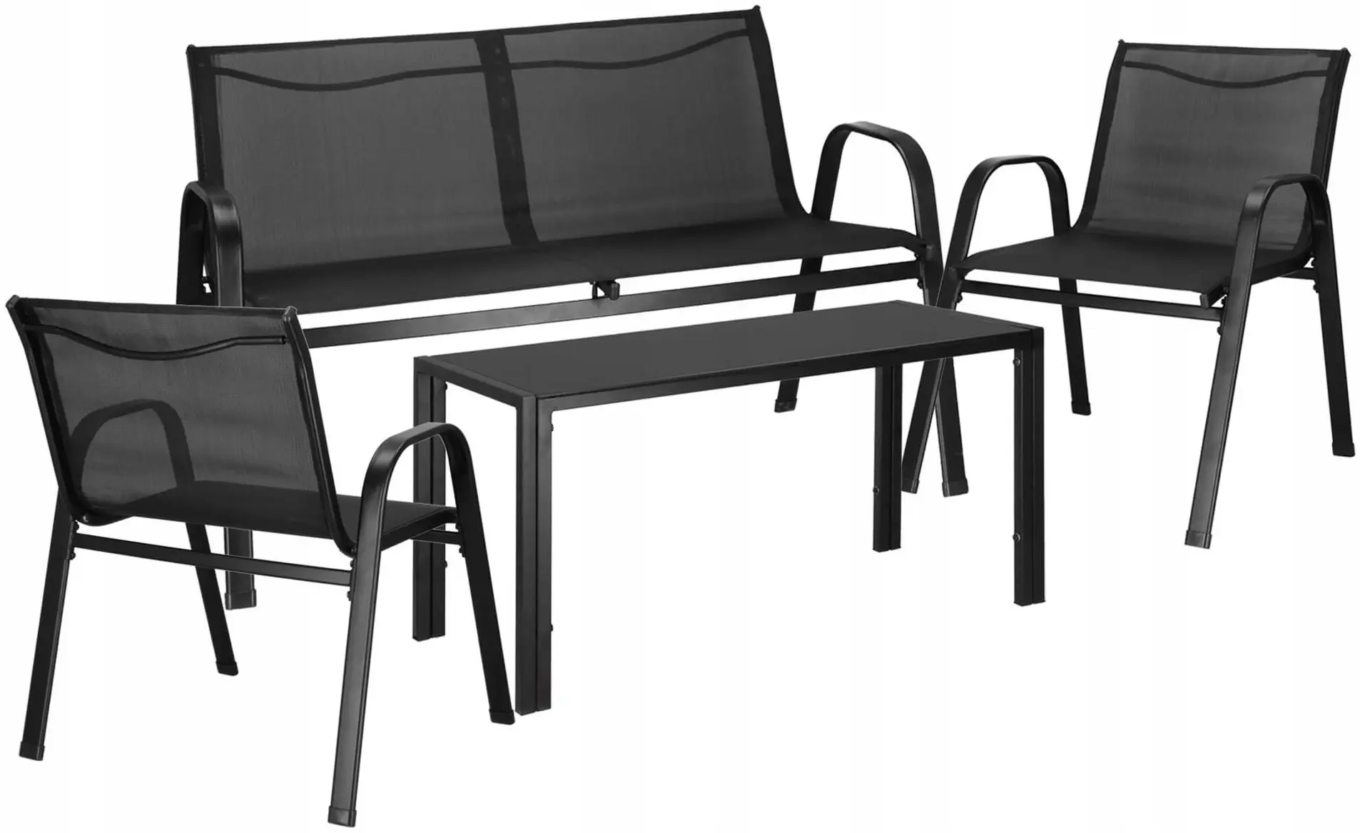 Set mobilier de gradina Springos Valente GF0106 (Black) - 4