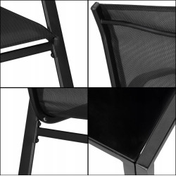 Set mobilier de gradina Springos Valente GF0106 (Black) Thumb