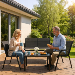 Set mobilier de gradina Springos Valente GF0106 (Black) Thumb