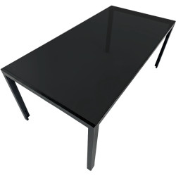 Set mobilier de gradina Tempo Kondela Kesios (Gray/Black) Thumb