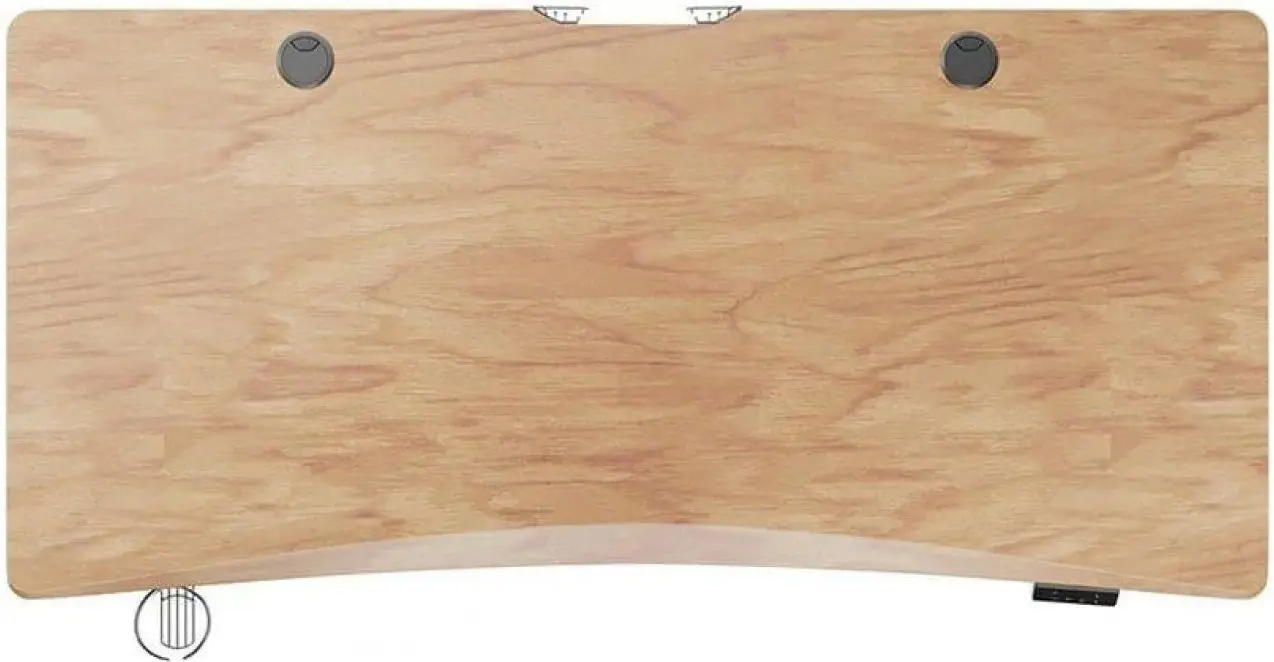 Masa de joc 1StPlayer MOTO-GT 1675 (Black/Wood) - 3