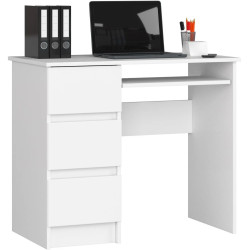 Masa de calculator Akord A-6 CLP PK 90cm Left (White) Thumb