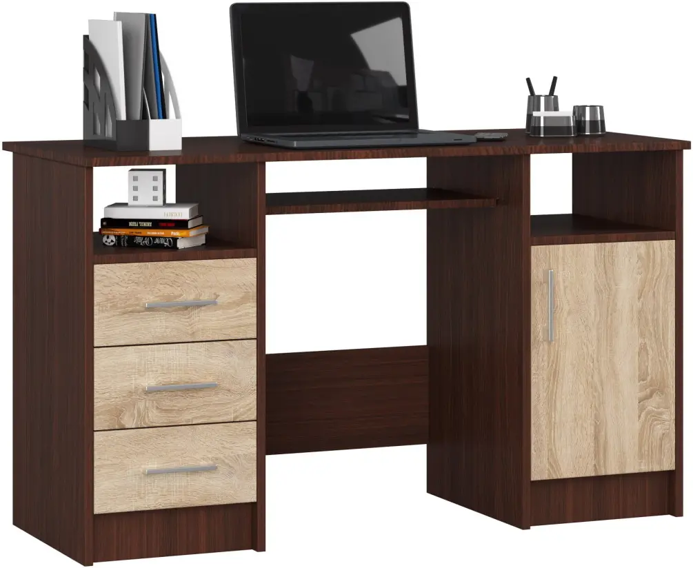 Компьютерный стол Akord Ana PK (Wenge/Sonoma Oak) - 2