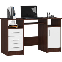 Компьютерный стол Akord Ana PK (Wenge/White) Thumb