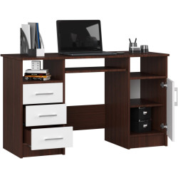 Компьютерный стол Akord Ana PK (Wenge/White) Thumb