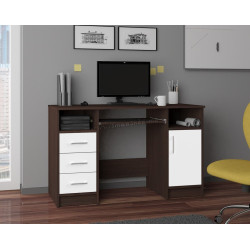 Компьютерный стол Akord Ana PK (Wenge/White)