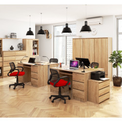 Masa pentru calculator Akord A-11 135cm 6SZ (Sonoma Oak) Thumb