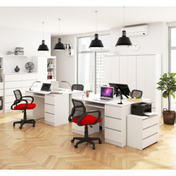 Masa pentru calculator Akord A-11 135cm 6SZ (White) Thumb