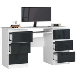 Стол компьютерный Akord A-11 6SZ (White/Graphite Gloss) Thumb
