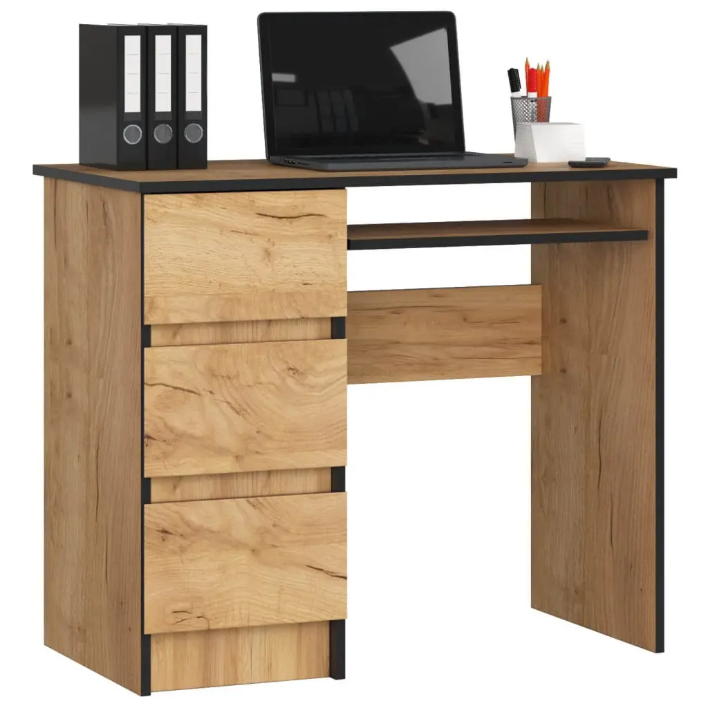Masa pentru calculator Akord A-6 90cm Left (Craft Oak) - 2