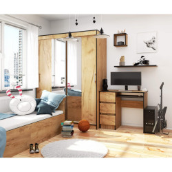 Masa pentru calculator Akord A-6 90cm Left (Craft Oak) Thumb