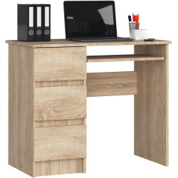 Masa pentru calculator Akord A-6 90cm Left (Sonoma Oak) Thumb