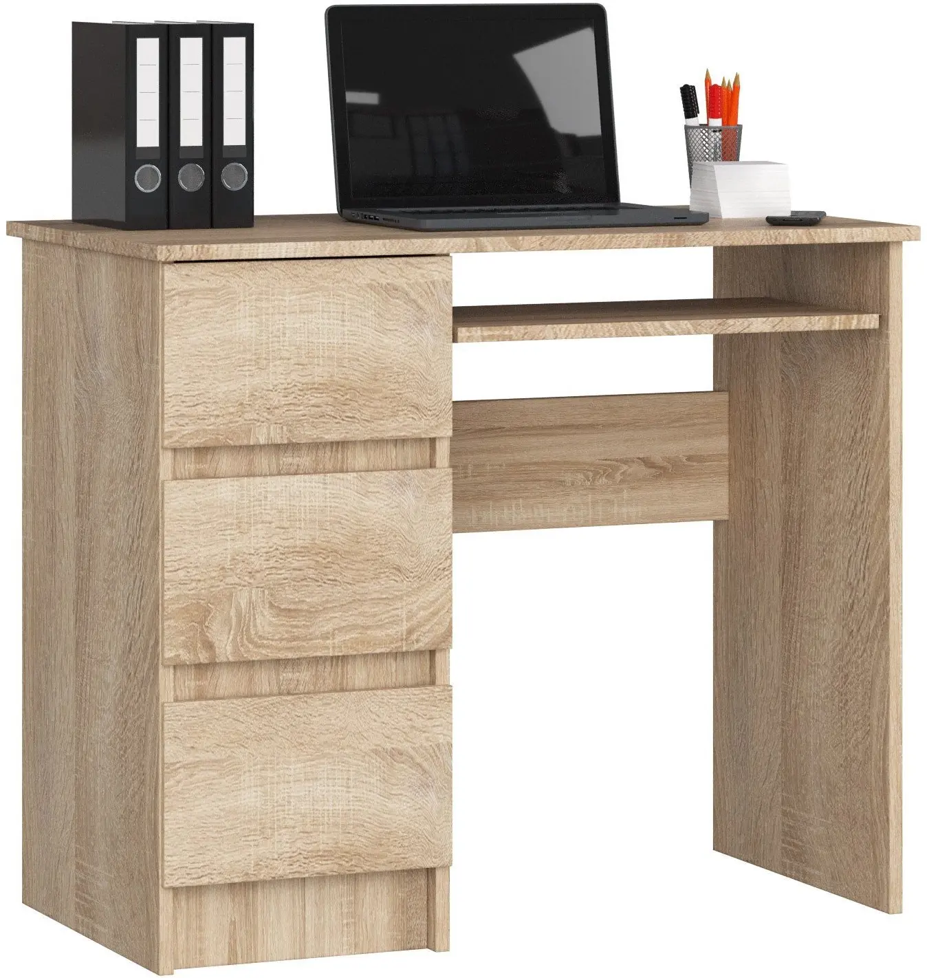 Masa pentru calculator Akord A-6 90cm Left (Sonoma Oak)