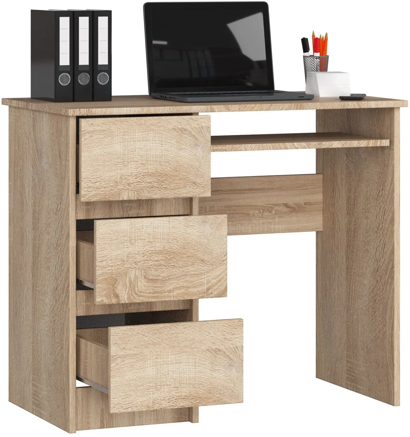 Masa pentru calculator Akord A-6 90cm Left (Sonoma Oak)