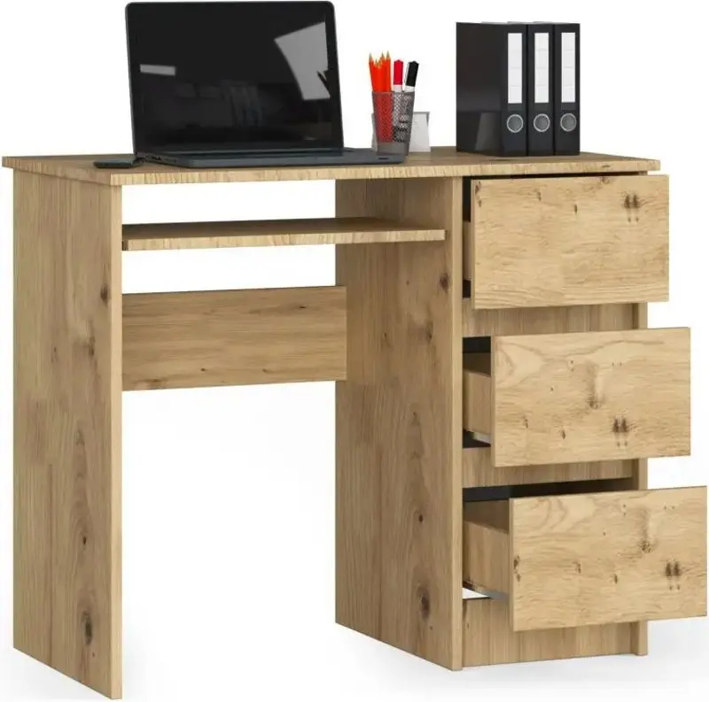 Masa de calculator Akord A-6 Right (Artisan Oak)