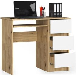 Masa de calculator Akord  A-6 Right (Artisan Oak/White) Thumb