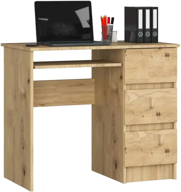 Masa de calculator Akord A-6 Right (Artisan Oak)