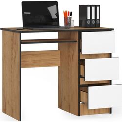 Masa de calculator Akord  A-6 Right (Craft Oak/White) Thumb