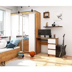 Masa de calculator Akord  A-6 Right (Craft Oak/White) Thumb